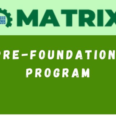 Matrix Pre Foundation Program