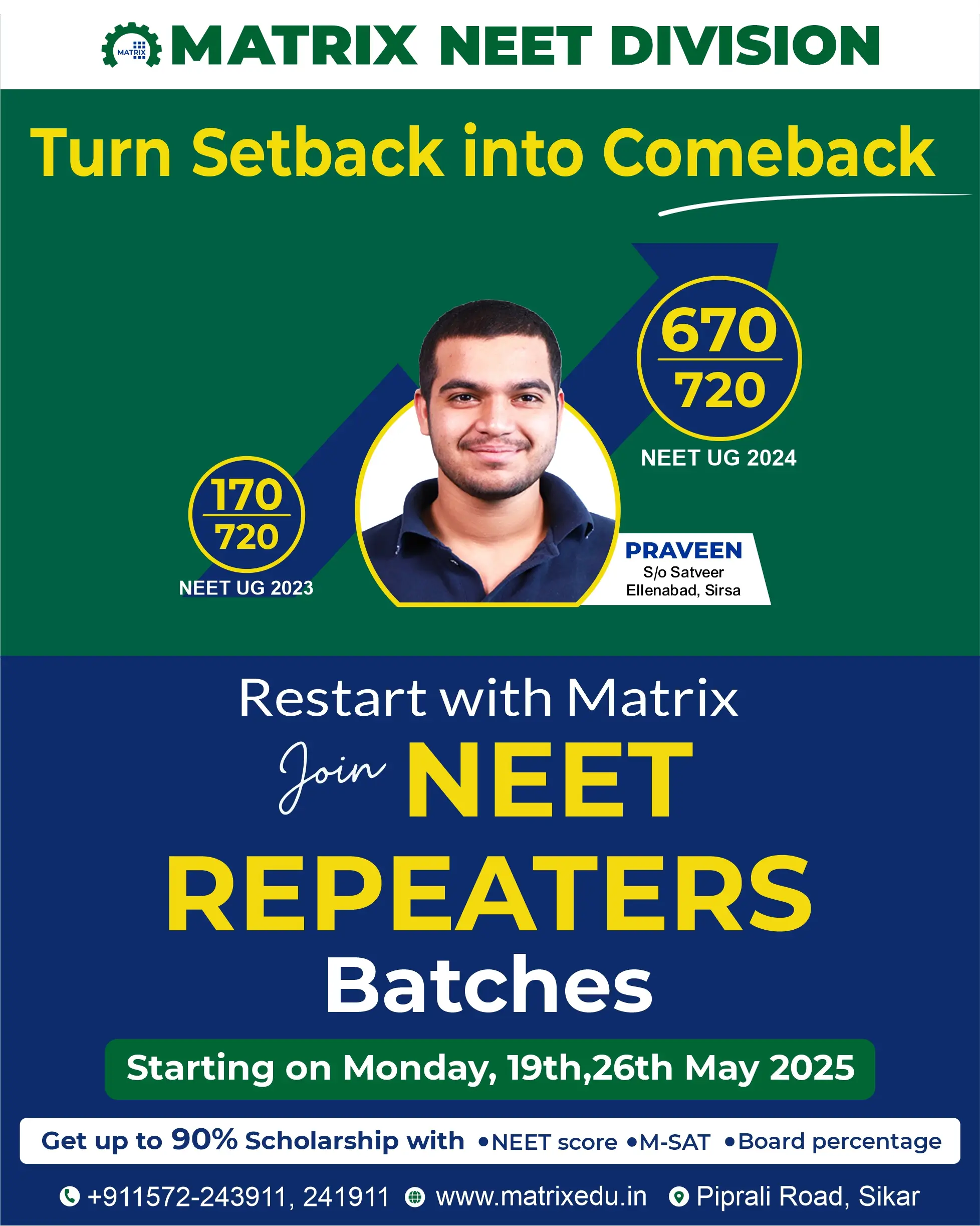 NEET repeater batch