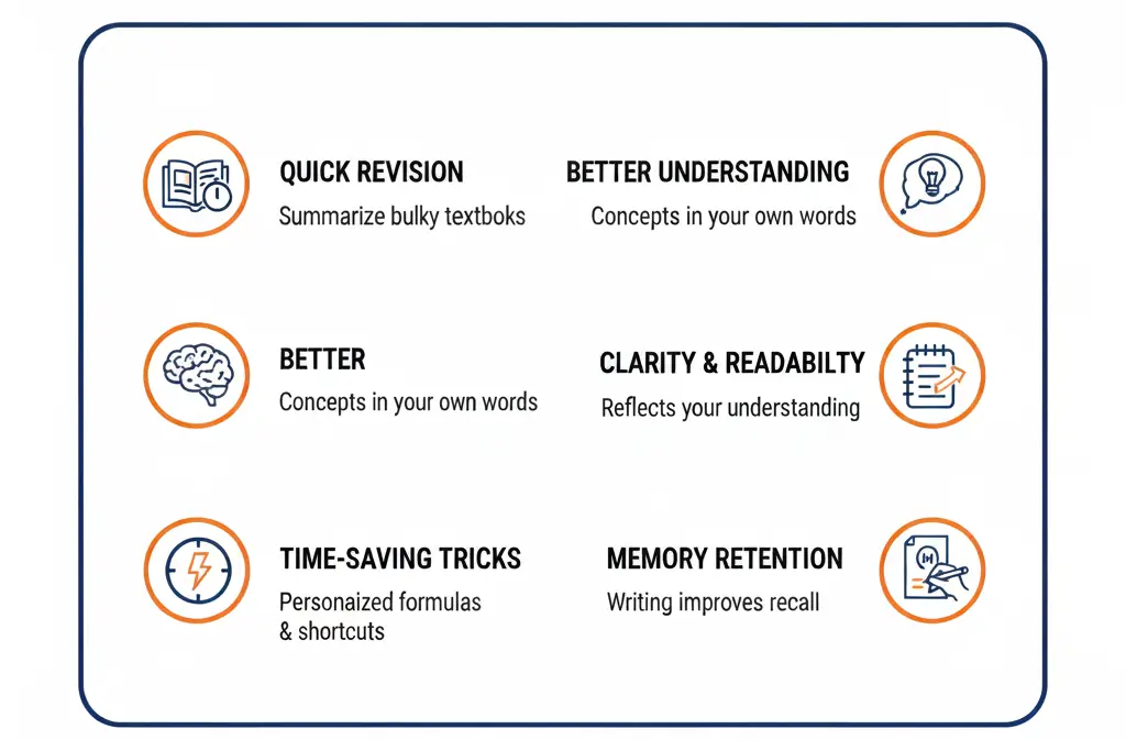 Why are Notes Important for JEE Preparation