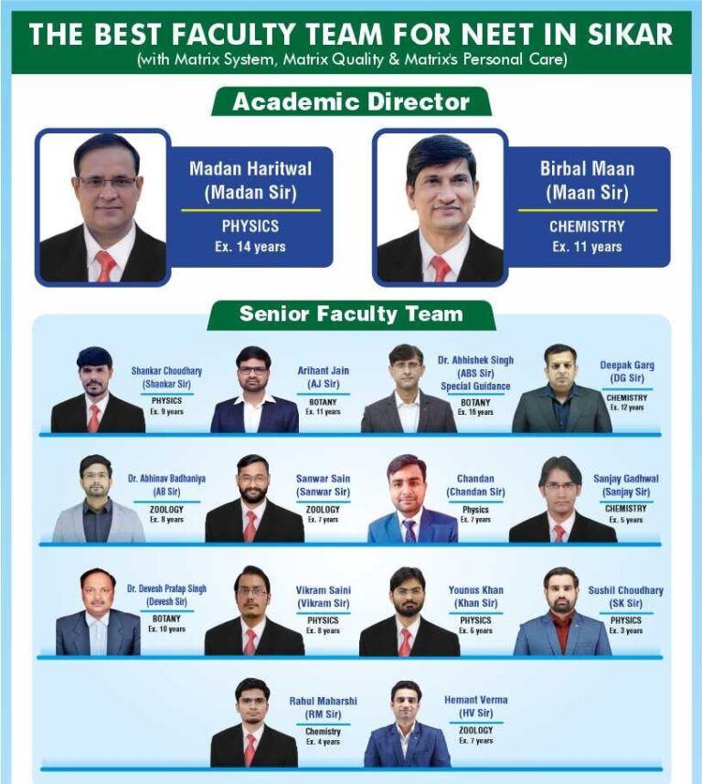 best faculty team for neet in sikar