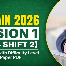 JEE Main 2026 Jan 24 Shift 2 Paper Analysis Difficulty Level, Subject-wise Review & Question Paper PDF