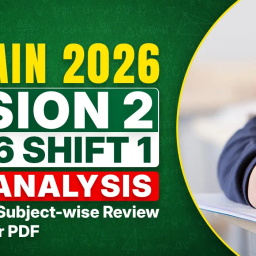 JEE Main 2026 Session 2 April 6 Shift 1 Paper Analysis: Difficulty Level, Subject-wise Review & Question Paper PDF