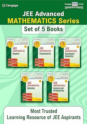 Cengage Mathematics Series Set of 5 Books by G.Tewani